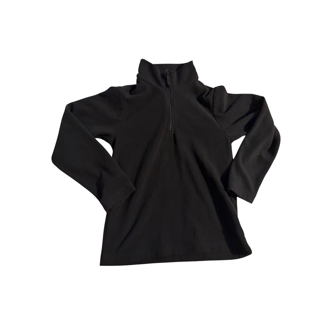Mountain Warehouse Fleece Pullover Gorpcore Black Quarter‎ Zip Kids 7-8 YRS